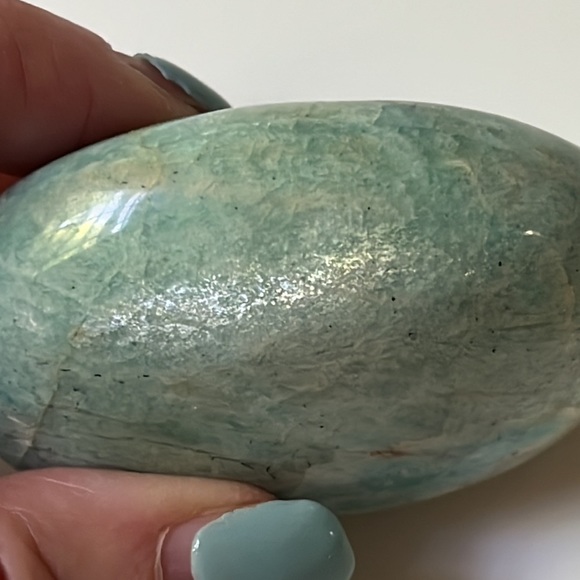 LARGE Amazonite Palm Stone - Picture 6 of 11